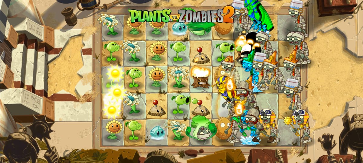 محیط بازی Plants vs. Zombies™ 2