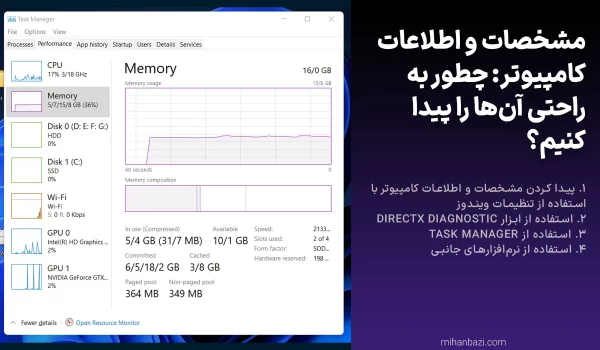 مشخصات و اطلاعات کامپیوتر مشخصات و اطلاعات کامپیوتر: چطور به راحتی آنها را پیدا کنیم؟
